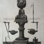 Giovanni Battista Piranesi Prints - Vasi, Candelabri. Funerary monument of Mamertinus and Pattenope found on Via Labicana in 1765. Wilton Ely 959