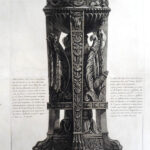 Giovanni Battista Piranesi Prints - Vasi, Candelabri. Marble topped tripod found at Ostia by Gavin Hamilton in 1775. Wilton Ely 948