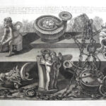 Giovanni Battista Piranesi Prints - Vasi, Candelabri, Cippi, Sarcofagi, Tripodi, Lucerne, Ed Ornamenti Antichi Disegn. Wilton Ely 899