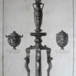 Giovanni Battista Piranesi Prints - Vasi, Candelabri, Cippi, Sarcofagi, Tripodi, Lucerne, Ed Ornamenti Antichi Disegn. Wilton Ely 595a