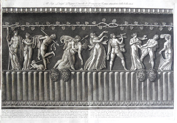 Giovanni Battista Piranesi Prints - Vasi, Candelabri, Cippi, Sarcofagi, Tripodi, Lucerne, Ed Ornamenti Antichi Disegn. Wilton Ely 1005