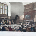Court of Exchequer Westminser Hall from the Microcosm of London