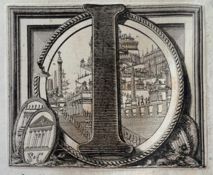 Antichita Romana Vol 1 Ornamental Capital I - Giovanni Battista Piranesi Prints