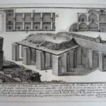 Antichita Romana Vol 1 p XIX Fig. II Spaccato del Condotto di caracalla - Giovanni Battista Piranesi Prints