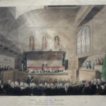 Court of Kins Bench, Westminster Hall, from Microcosm of London