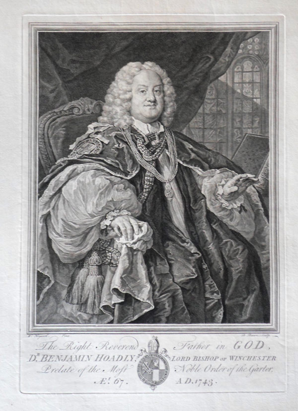 Dr. B Hoadley, Lord Bishop of Winchester
