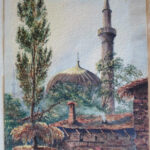 Turkish scene with Minaret