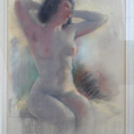 Seated nude