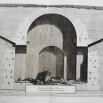 XXXVII. Spaccato del Sepolcro antecedente - Giovanni Battista Piranesi Prints