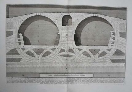 XIX. Spaccato del Ponte Fabrizio, detto de quattro Capi - Giovanni Battista Piranesi Prints