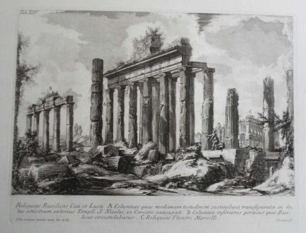 XIV Reliquiae Basilicae Caii et Lucii - Giovanni Battista Piranesi Prints