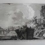 XL Reliquiae Pontis Milvii - Giovanni Battista Piranesi Prints