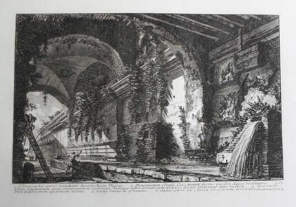 XX Scenographia operis includentis specum Acquae Virginis - Giovanni Battista Piranesi Prints