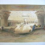 View from Under the Portico of the Temple of Edfou, Upper Egypt
