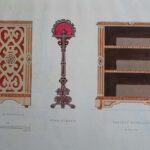 Side of Bookcase, Fire Screen, Cabinet Bookcase