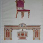 Gothic Chair, & Sideboard