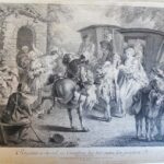 Ragotin a cheval, sa carabine lui tire entre les jambes.