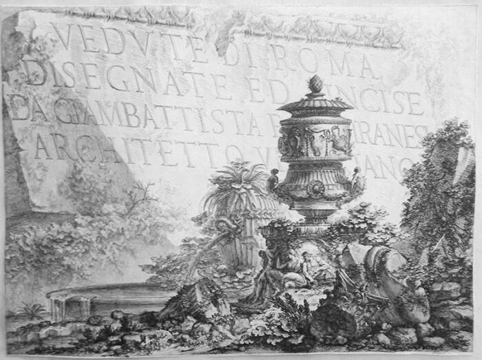 Veduta di Roma disegnate ed incise da Giambattista Piranesi Architetto - Giovanni Battista Piranesi Prints
