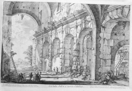 Veduta della Curia Ostilia - Giovanni Battista Piranesi Prints
