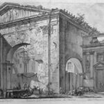 Veduta dell’Atrio de Portico di Ottavia - Giovanni Battista Piranesi Prints
