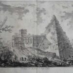 Veduta del Sepolcro di Cajo Cestio.