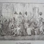 Un Table d’Hote Caricature