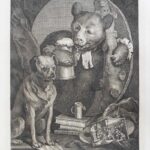 THE BRUISER, C. CHURCHILL (once the Rev’d !) in the Character of a Russian Hercules, regaling himself after having Kill’d the Monster...