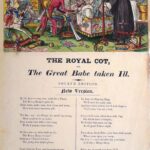 The Royal Cot, or, the great Babe taken ill.