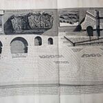 VII. Nella Tav. precedente si sono dimostrati gli Avanzi del Mausoleo, e del Ponte d’Elio Adriano sino da loro Fondamento nell presente...