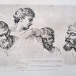 Four Heads from the Raphael Cartoons at Hampton Court