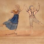 The Favourite Comic Dance by Messrs Bologna Junr and Grimaldi in the popular pantomime of Mother Goose