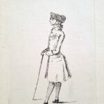 (A man with a Stick wearing the Order of the Garter)