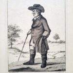(Portrait of a man holding a Stick)