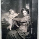 Caroline Dutchess of Marlborough, With Lady Caroline Spencer her Daughter