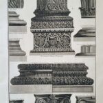 Plate X Columns, bases and capitals from Villa Albani, S Pietro in Vincoli, S Prassede etc.