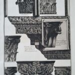 Plate XV  Various capitals from, S. Giovanni in Laterano, S Maria in Cosmedin, S Lorenzo fuori di Mura etc.