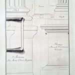 Plate XXI  Comparative pedestals from Arch of Augustus, Rimini, and Temple of Fortuna Virilis Rome