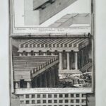 Plate XXIV Three diagrams of Doric temple construction