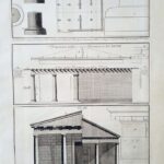 Plate XXIX  Plans and elevations of the Tuscan Temple after Lw Roy and Perault
