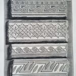 Plate II  Studies of Etruscan friezes at Cornetto..