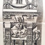 Plate VIII  Detail of an imaginary architectural composition with frieze containing sacrificial motif