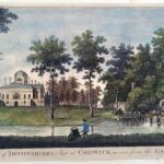 The Duke of Devonshire’s seat at Chiswick as seen from the garden.