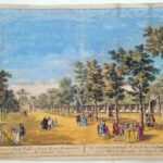 A View of the Grand South Walk in Vauxhall Gardens, with the Triumphal Arches…