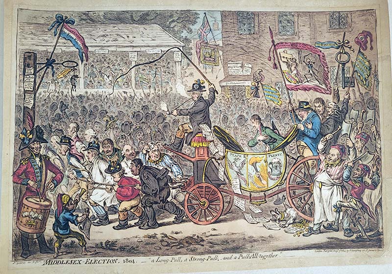 Middlesex Election Middlesex Election. 1804, - “a Long-Pull, a Strong-Pull, - and a PullAll-together.”- - Image 1