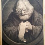 (Portait of a man reading a Ballad)