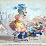 Grand Combat between the city champions Gog and Magog