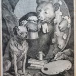 THE BRUISER, C. CHURCHILL (once the Rev’d !) in the Character of a Russian Hercules, regaling himself after having Kill’d the Monster....