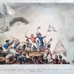 Gen Sir Thomas Picton storming the Moorish castle of Badajoz March 31st 1812