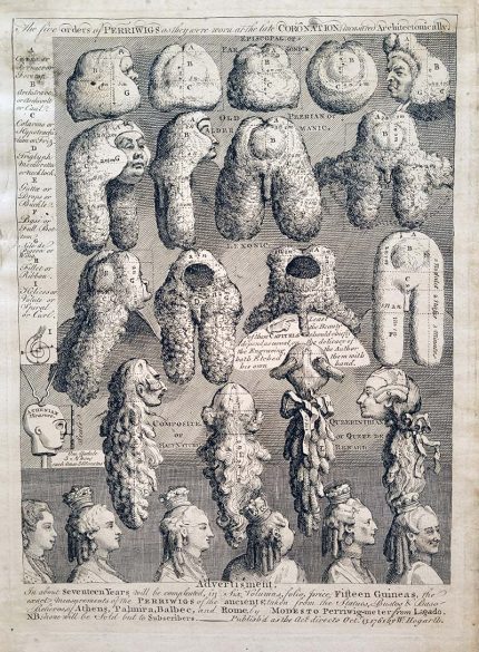 Five Orders of Periwigs.