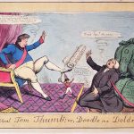 The Political Tom Thumb; or, Doodle in a Doldrum.